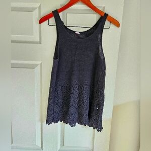 JW Crochet Top Black S Excellent Condition